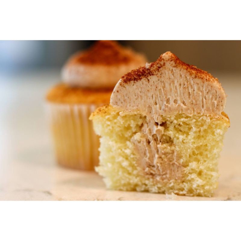 slide 2 of 4, Rubicon Cinnamon Churro Filled Cupcake - 10oz/4ct, 4 ct; 10 oz