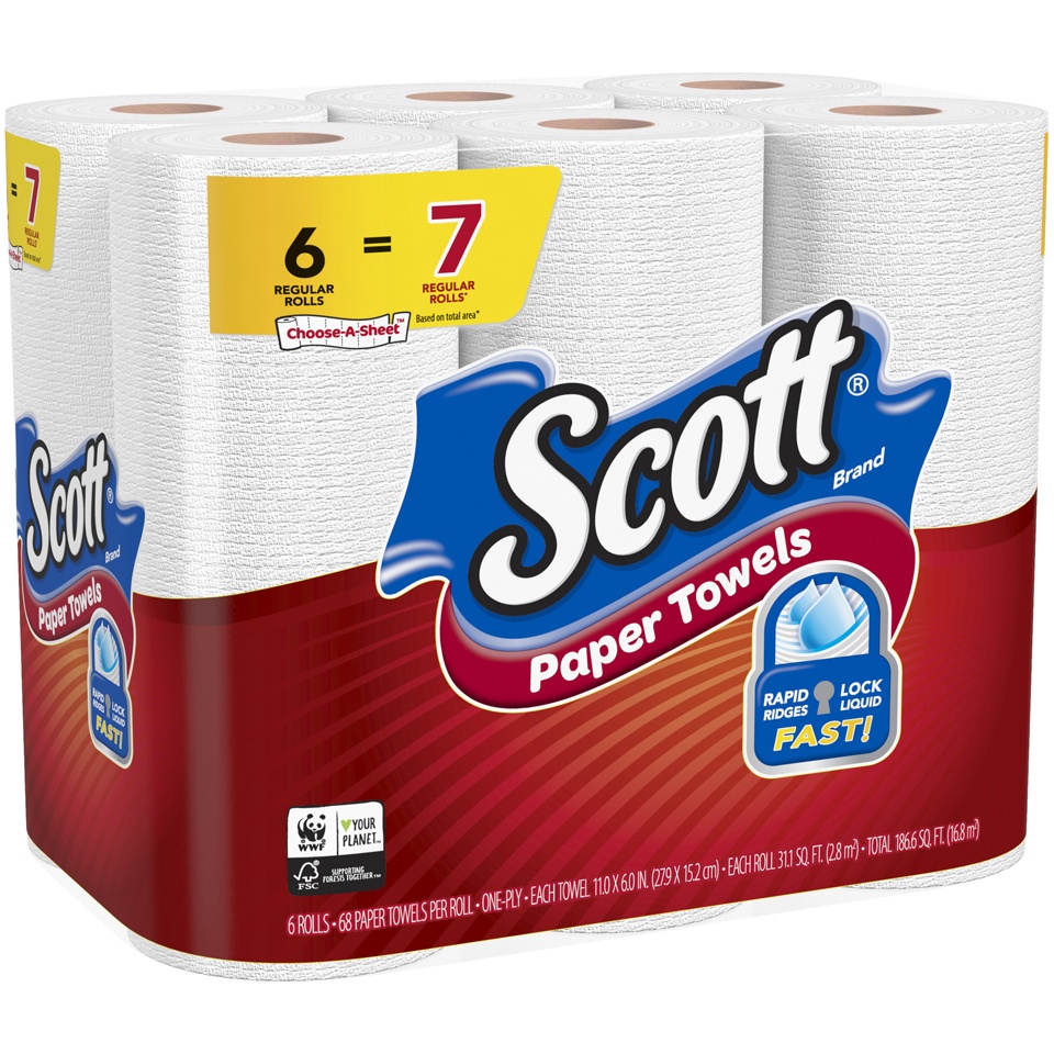 slide 2 of 3, Scott Towel Reg Rl, 408 ct