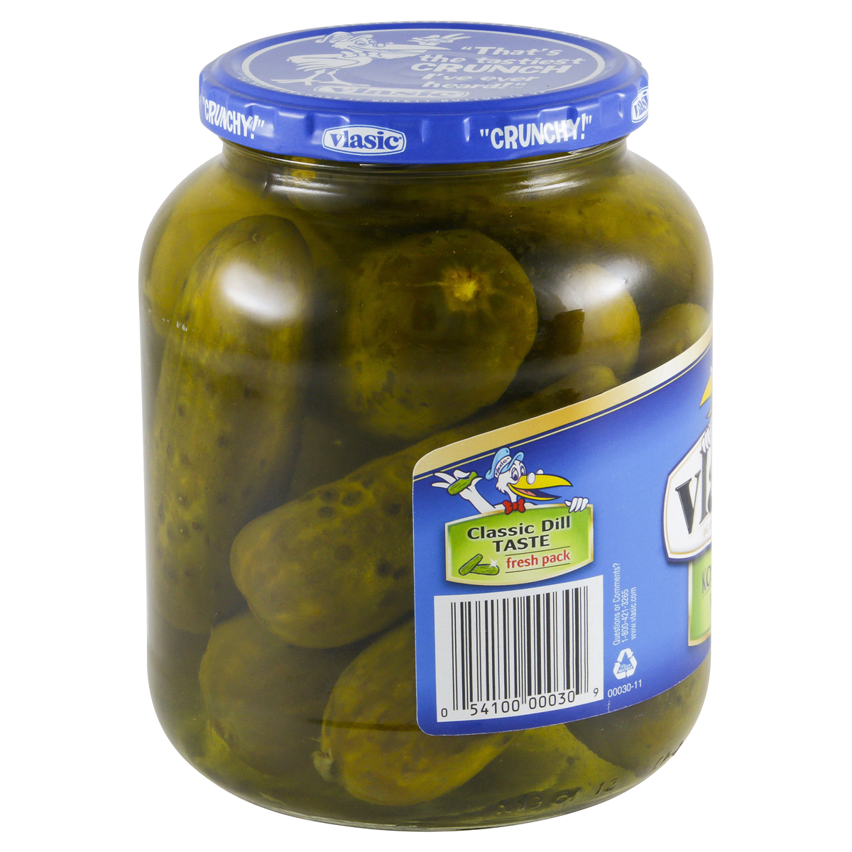 slide 3 of 4, Vlasic Classic Kosher Dill Pickles, 32 oz