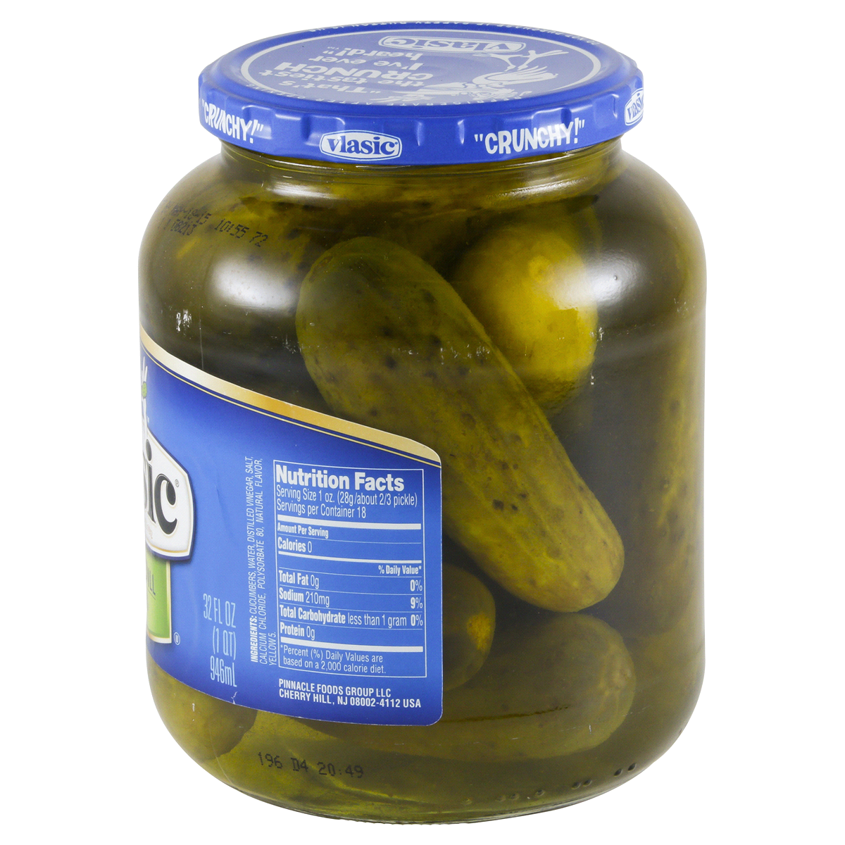 slide 4 of 4, Vlasic Classic Kosher Dill Pickles, 32 oz