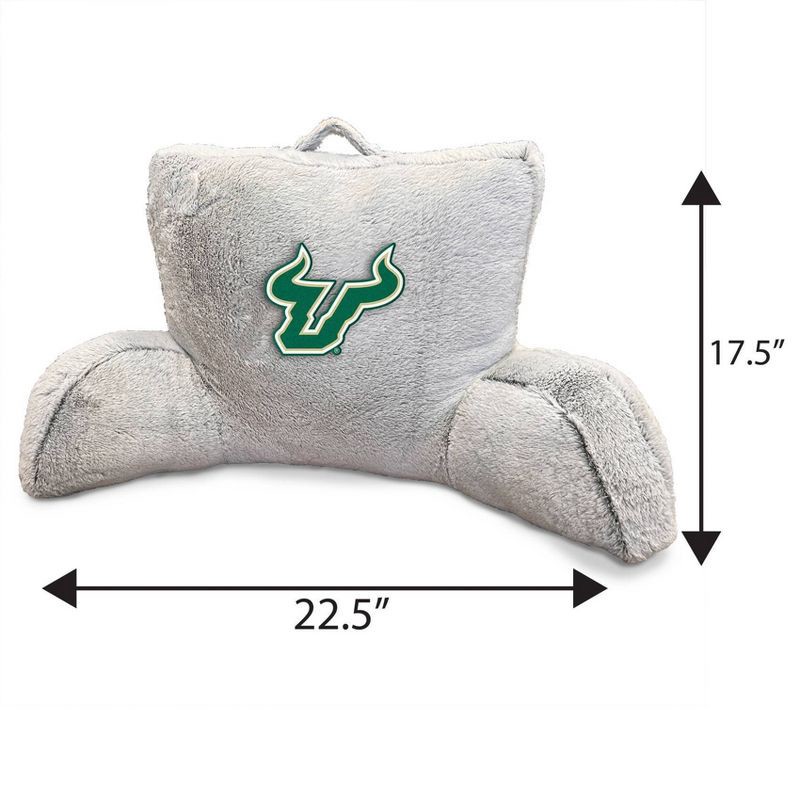 slide 2 of 3, NCAA South Florida Bulls Faux plush Backrest: Polyester Fiber U-Shape Support Pillow, 1 ct