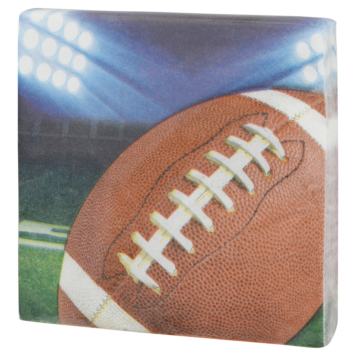 slide 3 of 9, Party Creations Football Beverage Napkin, 16 ct