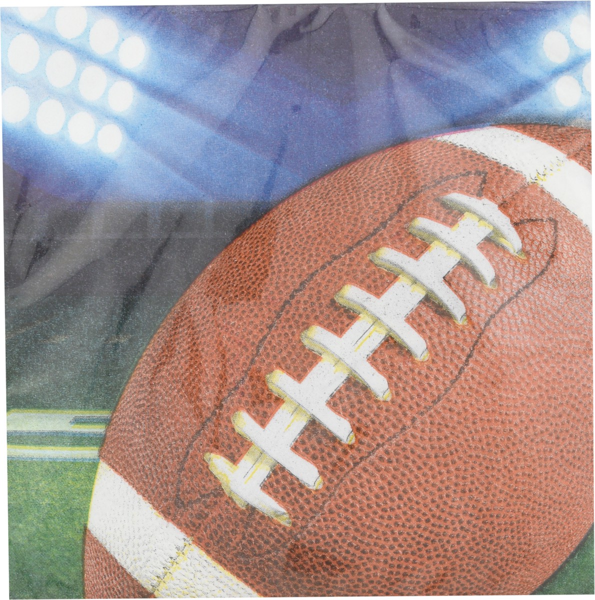 slide 5 of 9, Party Creations Football Beverage Napkin, 16 ct
