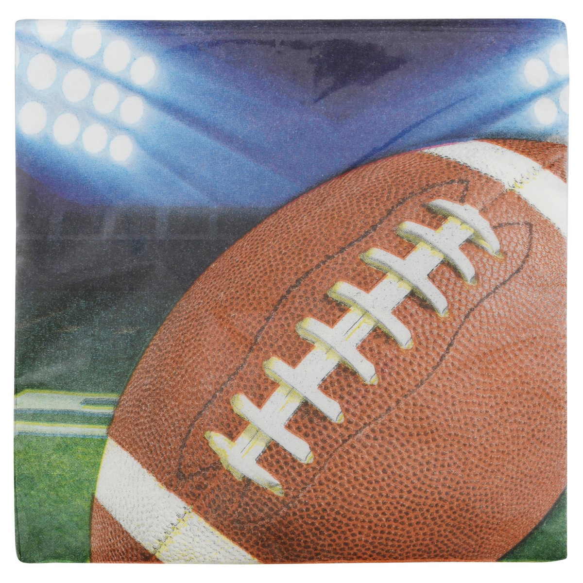 slide 1 of 9, Party Creations Football Beverage Napkin, 16 ct