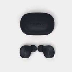 True Wireless Bluetooth Sweat Resistant Earbuds - heyday™ Black: In-Ear Lightweight Design