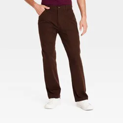 Men's Straight Leg Utility Pants - Goodfellow & Co™ Brown 33x32