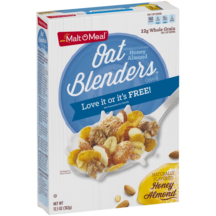 MaltO Meal Oat Blenders With Almonds Cereal 13.5 oz Shipt