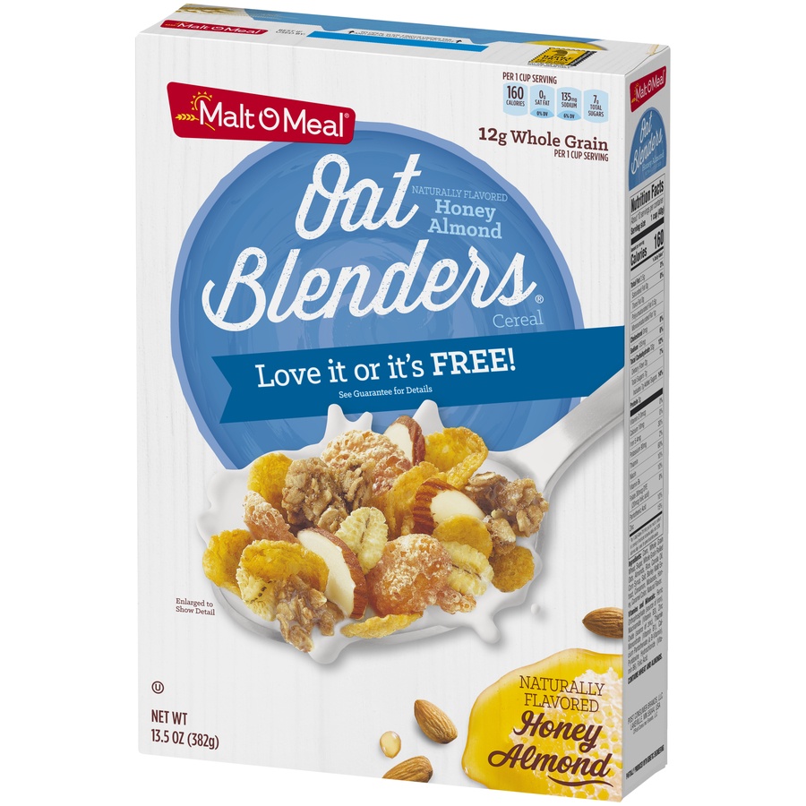 MaltO Meal Oat Blenders With Almonds Cereal 13.5 oz Shipt