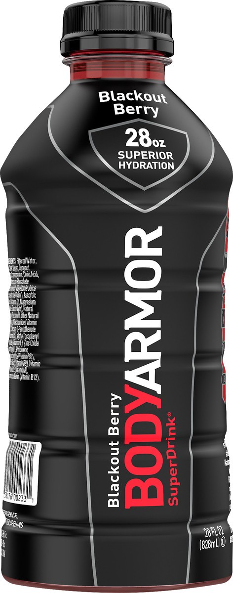 slide 6 of 7, BODYARMOR Blackout Berry Super Drink - 28 oz, 28 oz