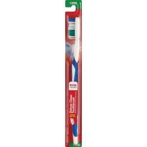 slide 1 of 1, Cvs Health Deluxe Clean Toothbrush, Firm Bristles, 1 Count, 1 ct