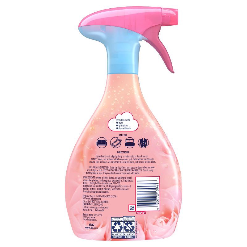 slide 11 of 12, Febreze Fabric Air Freshener - Romance & Desire - 23.6 fl oz, 23.6 fl oz