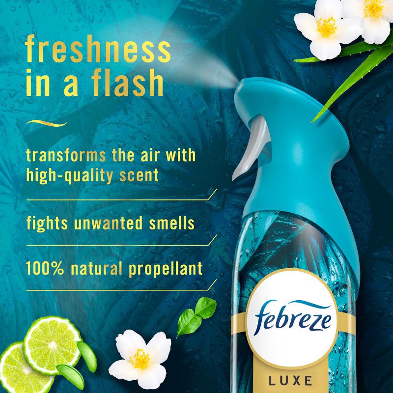 slide 3 of 9, Febreze Luxe Air Mist - Rainforest - 8.8oz, 8.8 oz