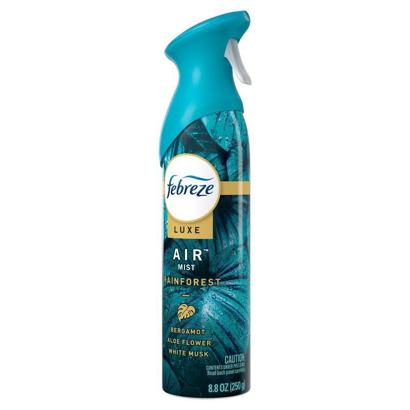 slide 7 of 9, Febreze Luxe Air Mist - Rainforest - 8.8oz, 8.8 oz