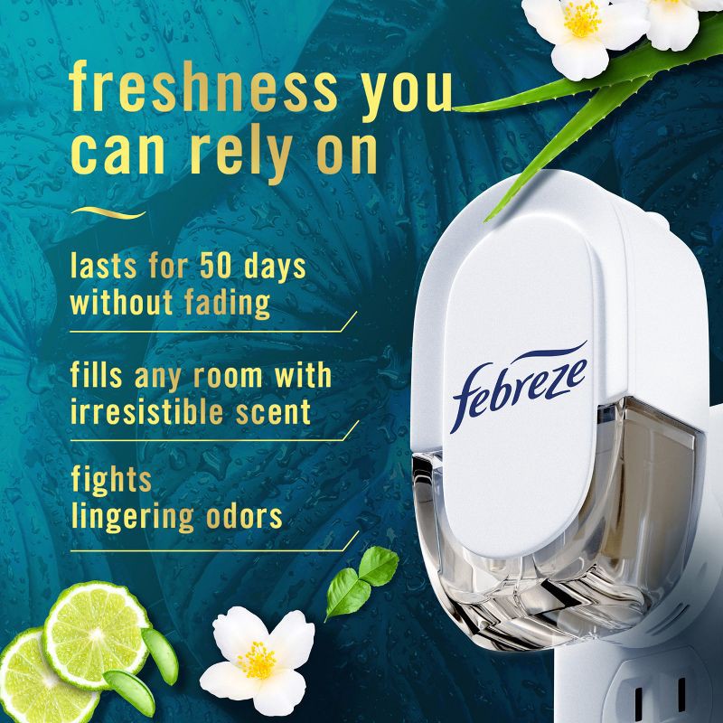 slide 3 of 12, Febreze Luxe Plug Dual Refill Air Freshener - Rainforest - 1.75 fl oz/2ct, 1.75 fl oz, 2 ct