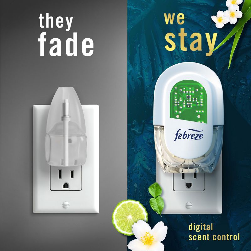 slide 5 of 12, Febreze Luxe Plug Dual Refill Air Freshener - Rainforest - 1.75 fl oz/2ct, 1.75 fl oz, 2 ct