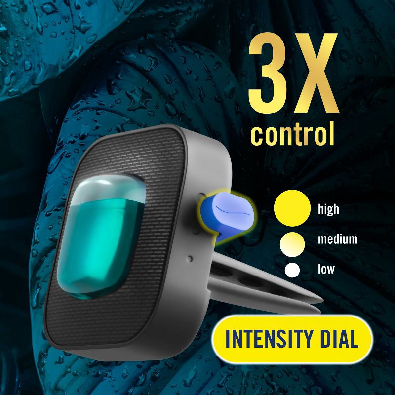 slide 3 of 12, Febreze Luxe Car Air Freshener - Rainforest - 0.14 fl oz/2ct, 0.14 fl oz, 2 ct