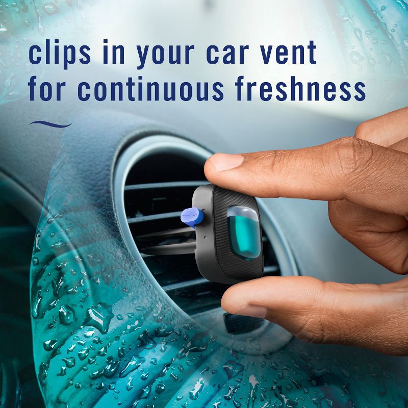 slide 6 of 12, Febreze Luxe Car Air Freshener - Rainforest - 0.14 fl oz/2ct, 0.14 fl oz, 2 ct