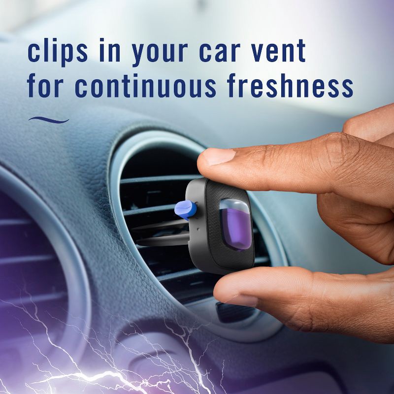 slide 7 of 11, Febreze Car Air Freshener - Midnight Storm - 0.06 fl oz, 0.06 fl oz