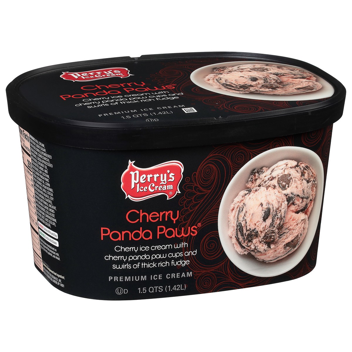 slide 6 of 9, Perry's Ice Cream Cherry Panda Paws Premium Ice Cream 1.5 qt, 1.5 qt