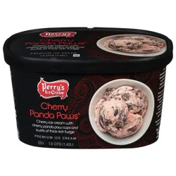 Perry's Ice Cream Cherry Panda Paws Premium Ice Cream 1.5 qt