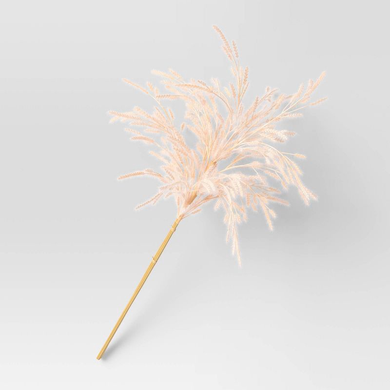 slide 1 of 3, Grass Artificial Light Pink Stem - Threshold™, 1 ct
