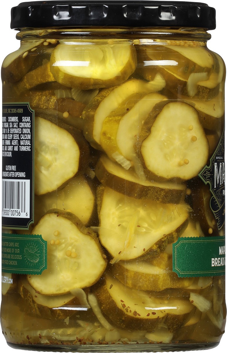 slide 5 of 7, Majestic Picklery Premium Maple Bourbon Bread & Butter Pickle Chips - 24 fl oz jar, 24 fl oz