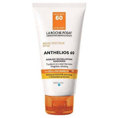 slide 1 of 1, La Roche-Posay Anthelios 60 Cooling Water Lotion Sunscreen, 5 oz