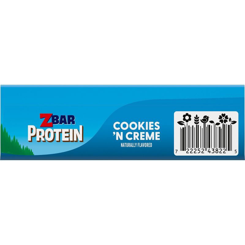 slide 10 of 17, Zbar Protein Cookies 'n Creme Granola Bars - 5g Protein - 6.35oz/5pk, 5 gram, 6.35 oz, 5 ct