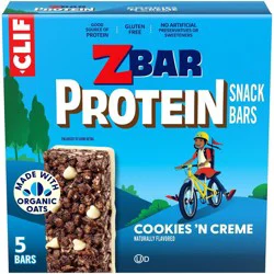 Zbar Protein Gluten Free Cookies 'n Creme Granola Bars - 5g Protein - 6.35oz/5pk
