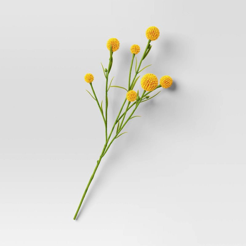slide 1 of 3, Craspedia Mini Stem Yellow - Room Essentials™, 1 ct