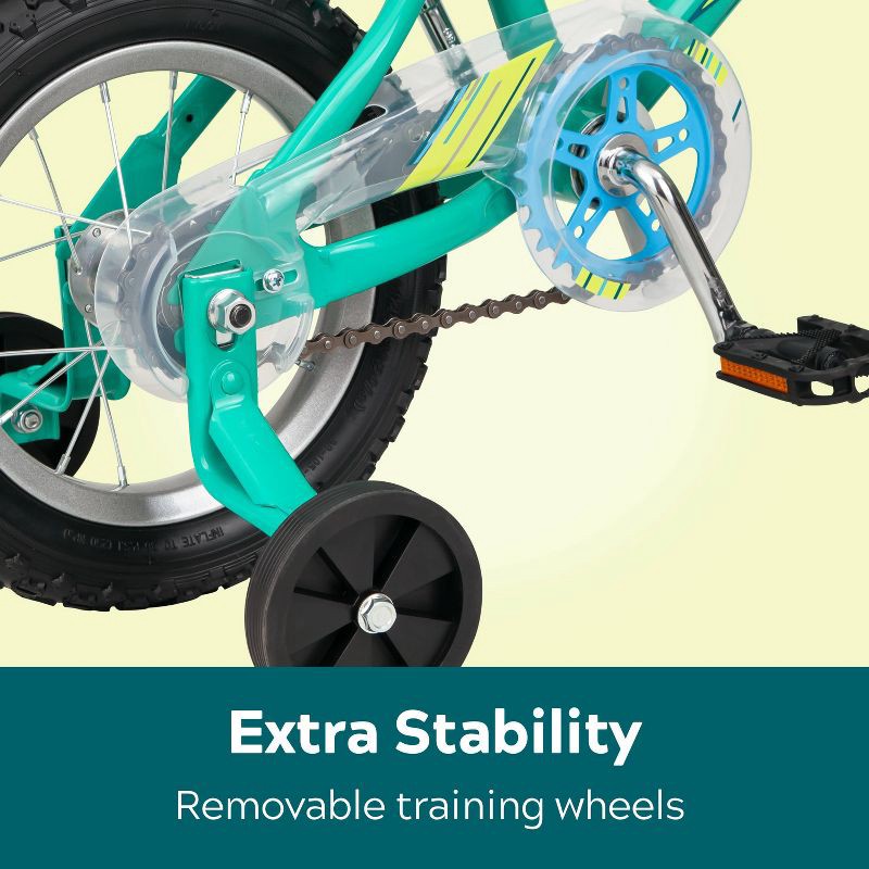 slide 9 of 12, Pacific Unisex Unity 12" Kids' Bike - Teal Blue, 1 ct