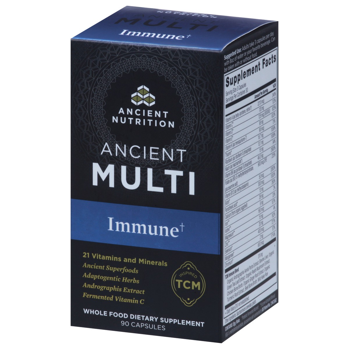 slide 4 of 10, Ancient Nutrition Ancient Mult Immune Capsules, 90 ct