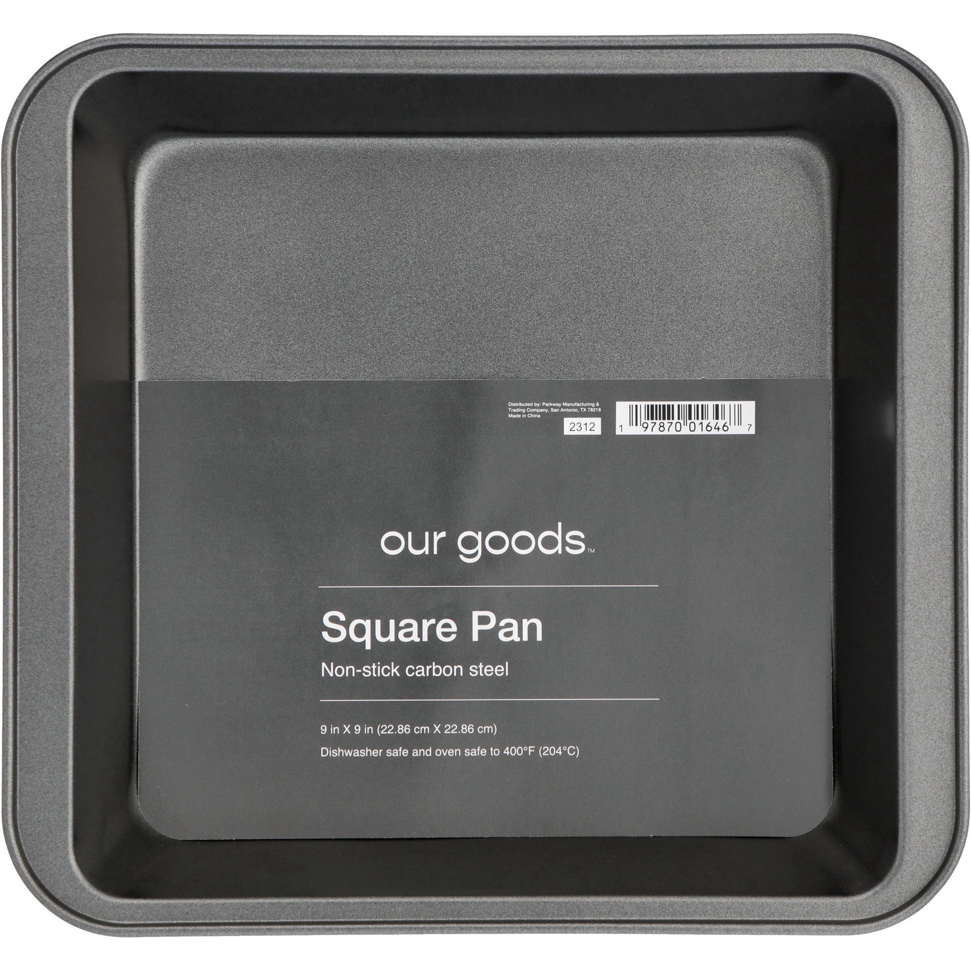 slide 1 of 1, our goods Square Baking Pan, 9 ft ft x 9 ft ft