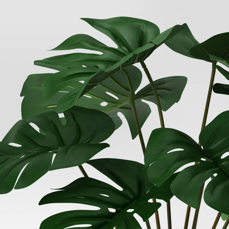 slide 3 of 4, 8"x9" Monstera Artificial Plant - Room Essentials™, 1 ct