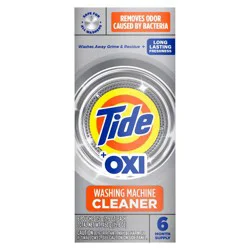 Tide Washing Machine Cleaner + Ultra Oxi Powder - 6ct