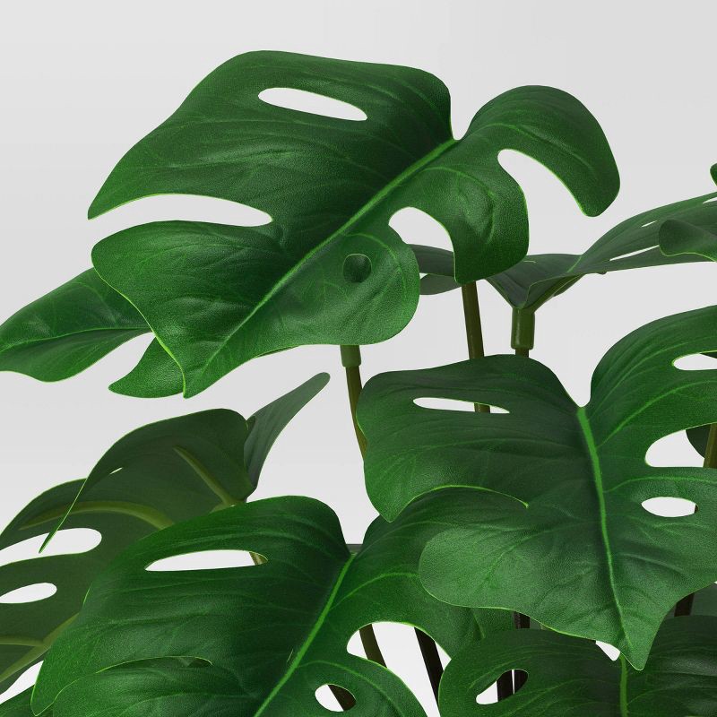 slide 3 of 4, 4.6"x7.2" Monstera Artificial Plant - Room Essentials™, 1 ct