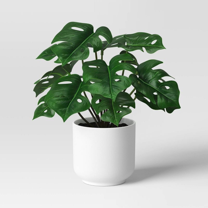 slide 1 of 4, 4.6"x7.2" Monstera Artificial Plant - Room Essentials™, 1 ct