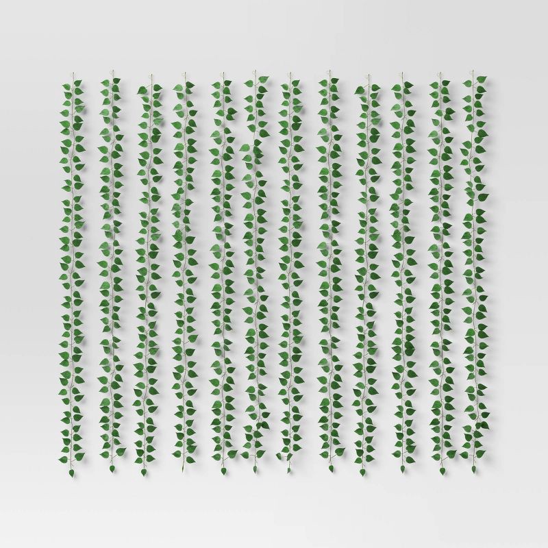 slide 1 of 3, 12pk Ivy Garland Strands - Room Essentials™, 12 ct