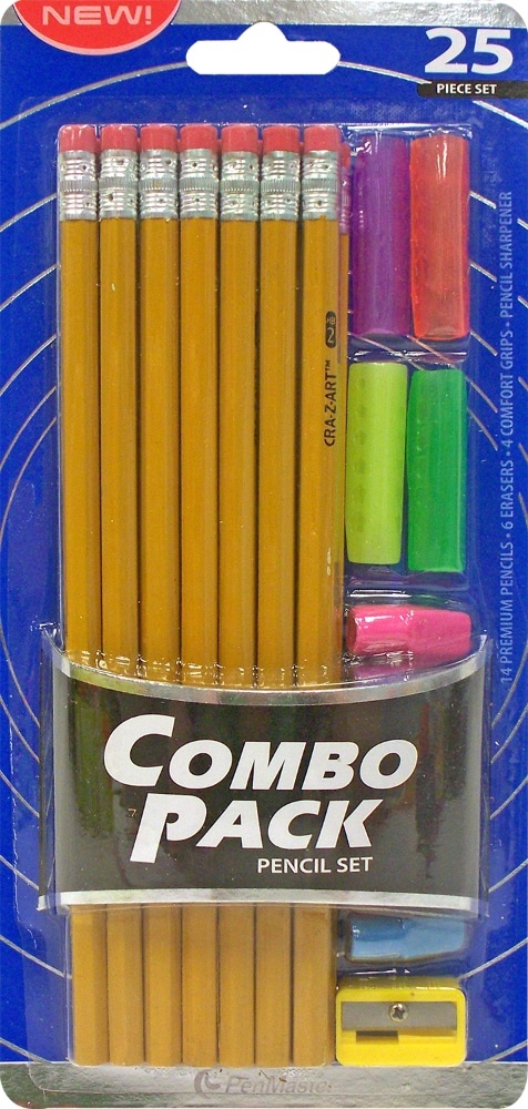 slide 1 of 1, Cra-Z-Art Combo Pack Pencil Set, 25 ct