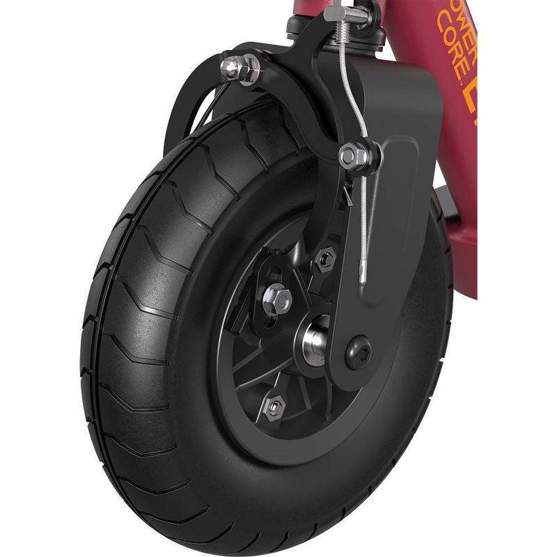 slide 4 of 6, Razor E195 Electric Scooter - Red: Steel Frame, 12.2 mph, 154 lb Capacity, 154 lb