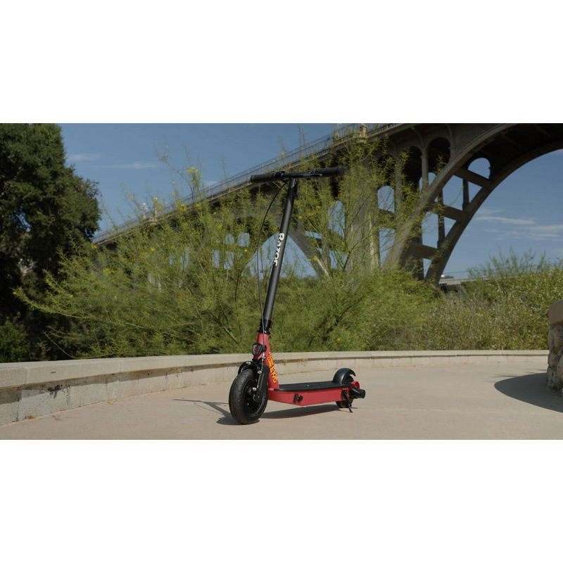 slide 6 of 6, Razor E195 Electric Scooter - Red: Steel Frame, 12.2 mph, 154 lb Capacity, 154 lb