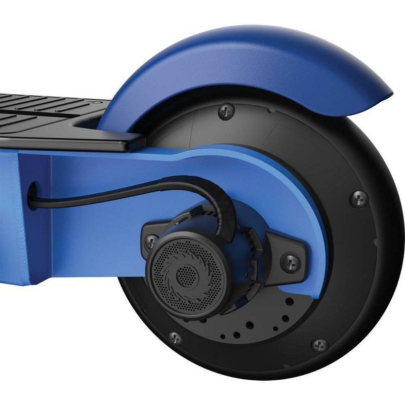 slide 4 of 6, Razor E95 Electric Scooter - Blue: Steel Frame, 10 mph Max Speed, 120 lb Capacity, 120 lb