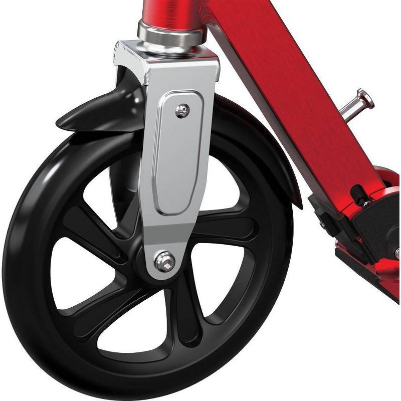 slide 2 of 5, Razor A5 Lux Kick Scooter - Cherry Red: Steel Frame, Urethane Wheels, 220 lb Capacity, 220 lb