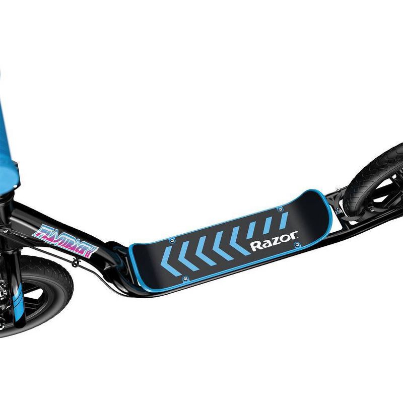 slide 2 of 5, Razor Flashback Kick Scooter - Black: Steel Frame, Hand Brake, 220 lb Capacity, 220 lb