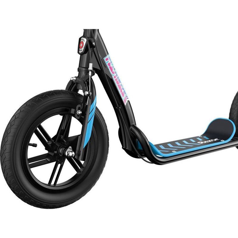 slide 3 of 5, Razor Flashback Kick Scooter - Black: Steel Frame, Hand Brake, 220 lb Capacity, 220 lb