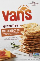 Van's Gluten Free The Perfect 10 Crackers 4 oz