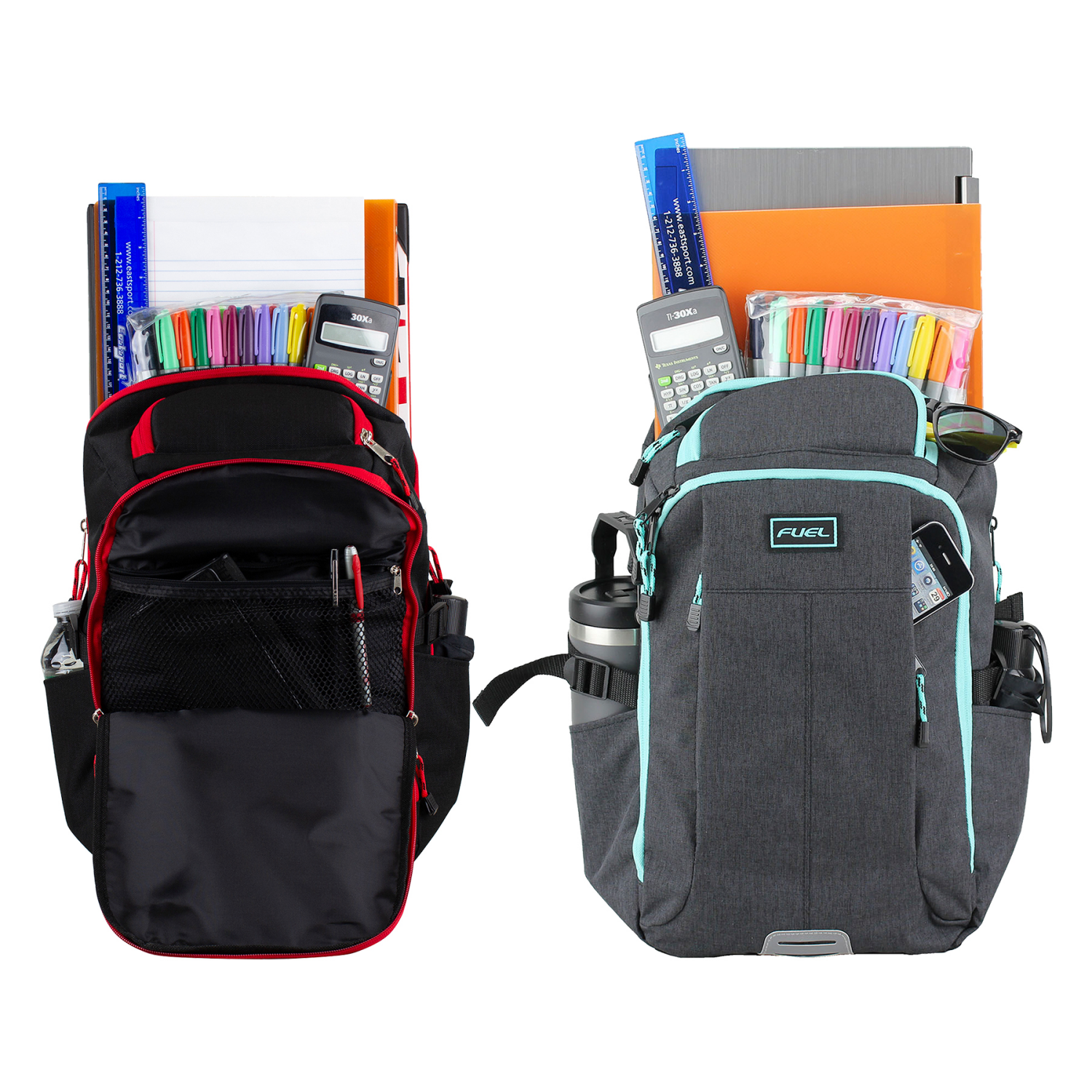 slide 6 of 6, Fuel Pro Defender Backpack- Black&Dark Gray, 1 ct