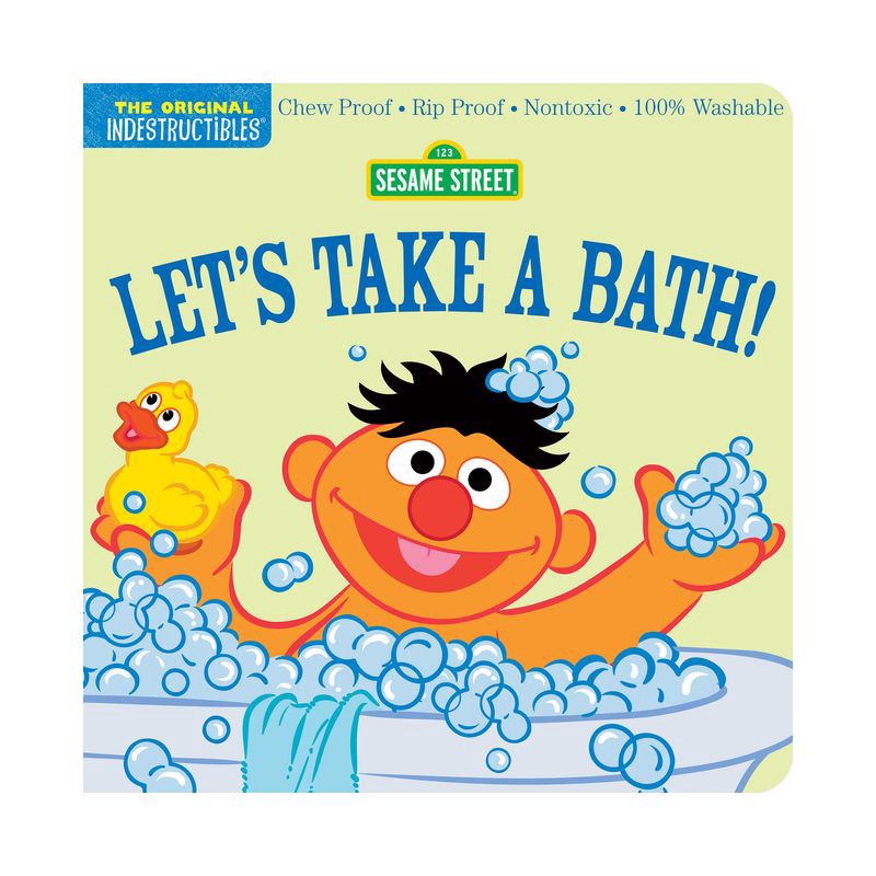 slide 1 of 1, Workman Indestructibles: Sesame Street: Let's Take a Bath! - by Amy Pixton & Sesame Street (Paperback), 1 ct