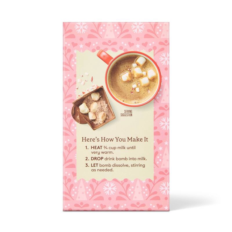 slide 3 of 4, Christmas Peppermint Latte Mug Shaped Hot Cocoa Bomb - 1.6oz - Favorite Day™, 1.6 oz