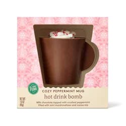 Christmas Peppermint Latte Mug Shaped Hot Cocoa Bomb - 1.6oz - Favorite Day™